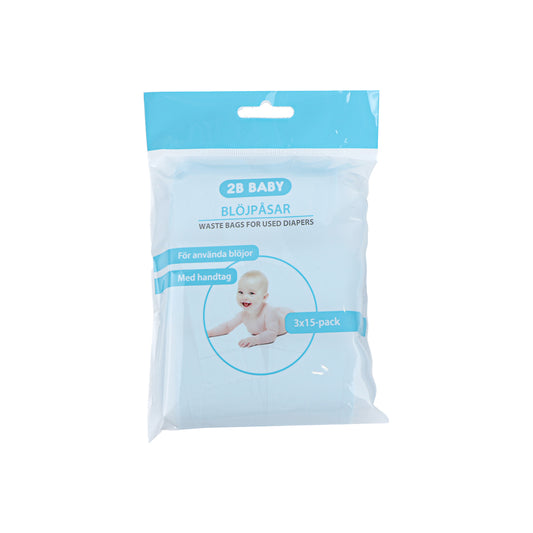 2B Baby Blöjpåsar 3x15-pack
