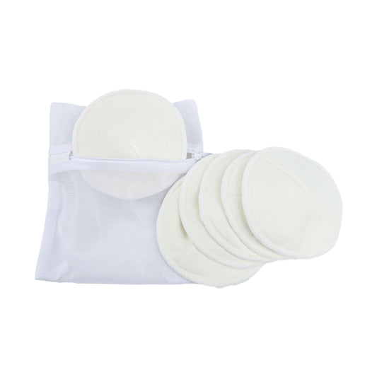 2B Baby Tvättbara Amningsinlägg 3D 6-pack + Tvättpåse